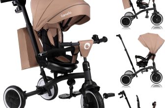 Notre test du Lionelo Tris Plus : tricycle évolutif au siège pivotant à 360°