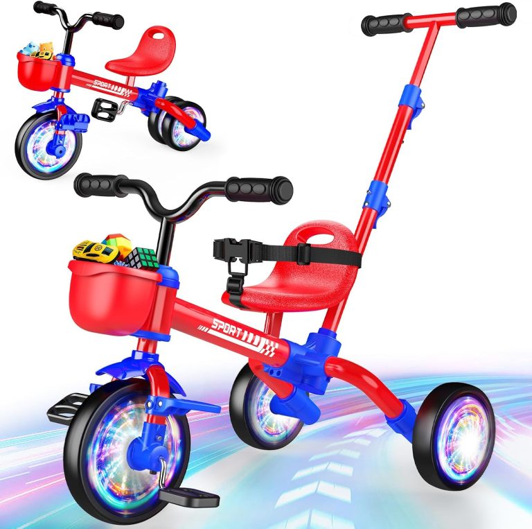 Notre test du HappyGoLucky 5 en 1 : tricycle évolutif à roues lumineuses