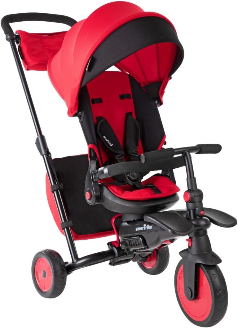 smarTrike 7J Tricycle Évolutif Pliant, Rouge